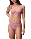 Calvin Klein Bonded Flex Bikini In Pink
