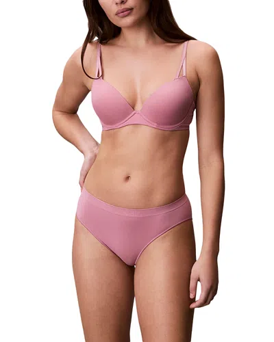 Calvin Klein Bonded Flex Bikini In Pink