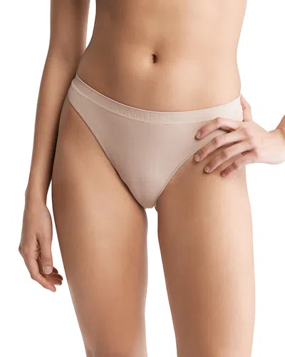 CALVIN KLEIN BONDED FLEX MID RISE THONG