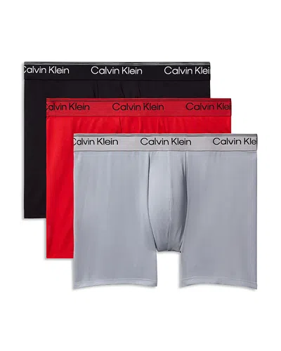 Calvin Klein Boxer Briefs - 3 Pack In Brown