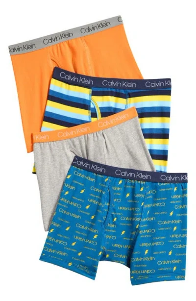 Calvin Klein Kids'  Boxer Briefs In Multi