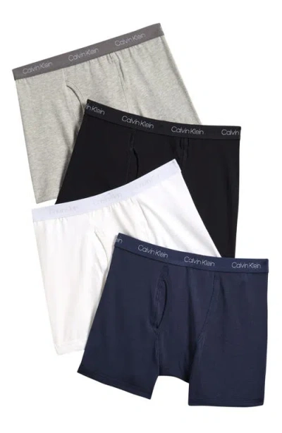 Calvin Klein Kids'  Boxer Briefs In Black