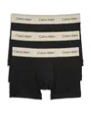 Calvin Klein Boxer Briefs, Pack Of 3 In Black