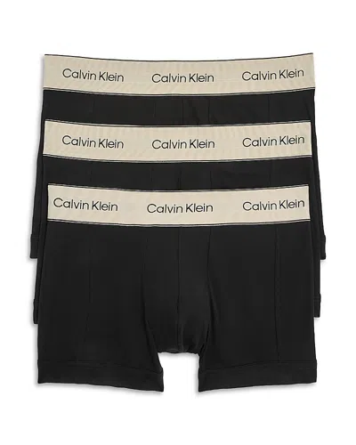 Calvin Klein Boxer Briefs, Pack Of 3 In Black