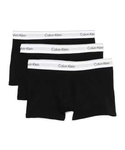 Calvin Klein Boxer Briefs Three Pack In Black