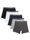 Calvin Klein Big Boys Stretch Boxer Brief, Pack Of 5 In Fall Basic