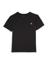 Calvin Klein Boy's Logo Cotton T-shirt In Black