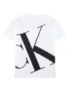 Calvin Klein Boy's Logo Cotton T-shirt In White