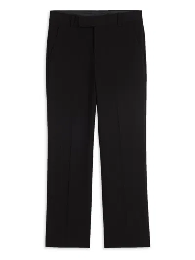 Calvin Klein Kids' Boy's Slim-fit Dress Pants In Black