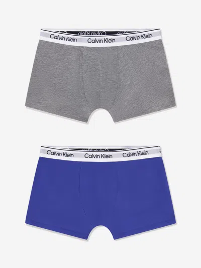 Calvin Klein Kids'  Boys 2 Pack Boxer Shorts Set In Multi