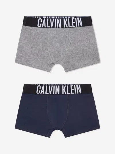 Calvin Klein Kids'  Boys 2 Pack Boxer Shorts Set In Multi