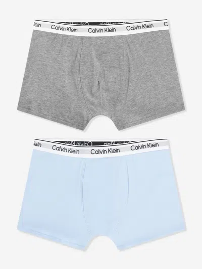 Calvin Klein Kids'  Boys 2 Pack Boxer Shorts Set In Multi