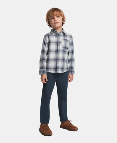 Calvin Klein Kids' Boys' 2t-7 Long-sleeve Shirt And Pants, 2-piece Set In Multi