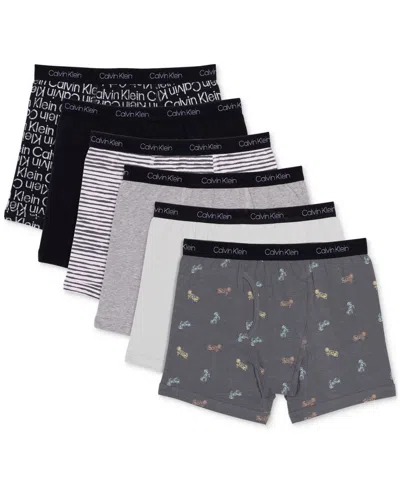 Calvin Klein Kids' Boys 6 Pack Boxer Brief