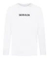 Calvin Klein Boys 8-20 Impact Font Long Sleeve T-shirt In White