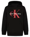 Calvin Klein Boys 8-20 Old School Logo Pullover Hoodie In Animal Print