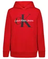 Calvin Klein Boys 8-20 Old School Logo Pullover Hoodie In Red