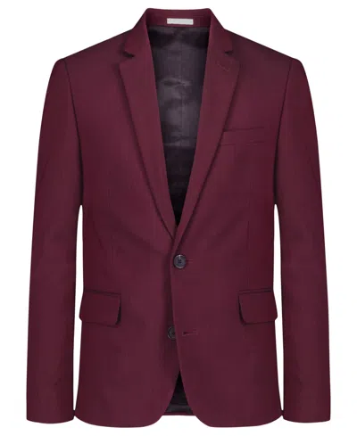 Calvin Klein Kids' Boys 8-20 Stretch Striated Texture Jacket In Brown