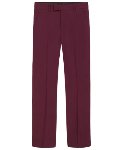 Calvin Klein Kids' Boys 8-20 Stretch Striated Texture Pants In Brown