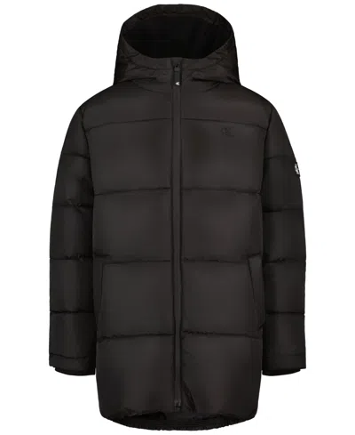 Calvin Klein Kids' Boys' 8-20 Long-sleeve Puffer Jacket In Black