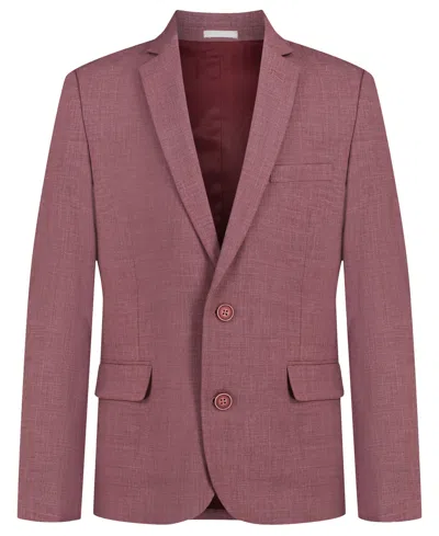 Calvin Klein Kids' Boys' 8-20 Stretch Sharkskin Jacket In Brown