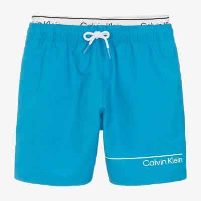 Calvin Klein Kids' Boys Blue Swim Shorts