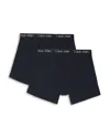 Calvin Klein Boys' Boxer Briefs, 2 Pack - Big Kid In Black