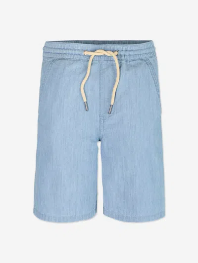 Calvin Klein Kids' Boys Chambray Shorts In Blue