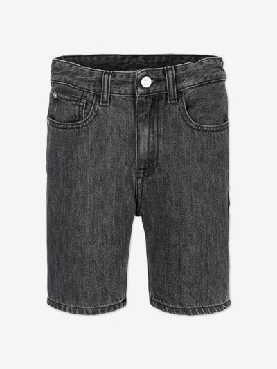 Calvin Klein Boys Denim Shorts In Black
