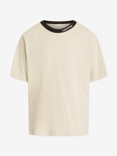 Calvin Klein Kids' Boys Embroidered Tape T-shirt