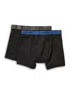 Calvin Klein Boys' Performance Boxer Briefs, 2 Pack - Big Kid In Black
