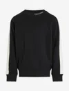 Calvin Klein Contrast-panel Sweatshirt In Black
