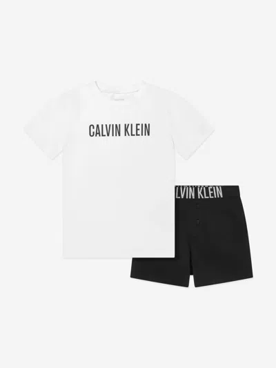 Calvin Klein Babies'  Boys T-shirt And Shorts Loungewear Set In Multi