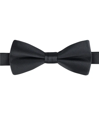 Calvin Klein Kids' Boys Unison Solid Pre-tied Bow Tie In Black