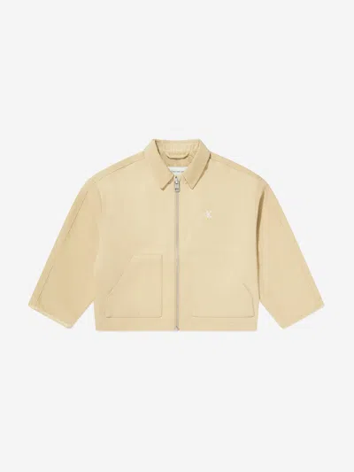 Calvin Klein Kids'  Boys Workwear Jacket In Neutral