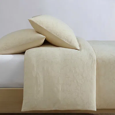 Calvin Klein Branching Leaves 3 Piece Duvet Cover Set, Queen In Brown