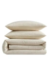 Calvin Klein Branching Leaves Duvet Cover & Sham Set In Cream