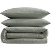 Calvin Klein Branching Leaves Duvet Cover & Sham Set In Moss