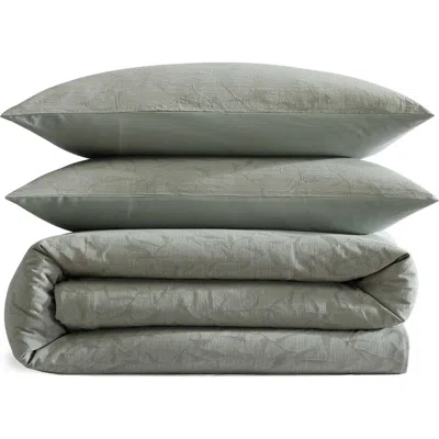 CALVIN KLEIN CALVIN KLEIN BRANCHING LEAVES DUVET COVER & SHAM SET