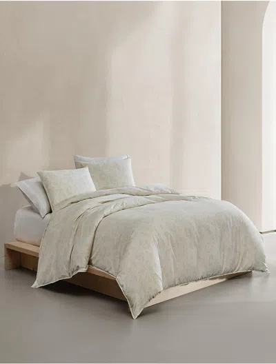 Calvin Klein Branching Leaves Duvet Cover Set In Multi