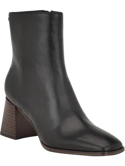 Calvin Klein Broma Womens Leather Booties In Multi