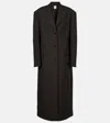 Calvin Klein Brooke Wool Coat In Brown
