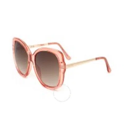 Calvin Klein Brown Butterfly Ladies Sunglasses Ck22548s 674 59