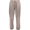 Calvin Klein Brown Cotton Pant In Gray