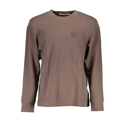 Calvin Klein Brown Cotton Sweater