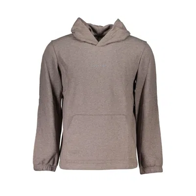 Calvin Klein Brown Cotton Sweater In Gray