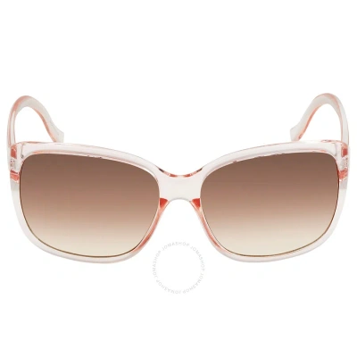 Calvin Klein Brown Gradient Sport Ladies Sunglasses Ck20518s 662 60