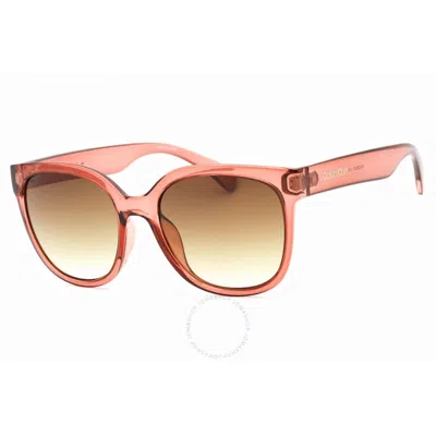 Calvin Klein Brown Gradient Square Ladies Sunglasses Ck22553s 210 55