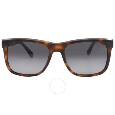 Calvin Klein Brown Gradient Square Men's Sunglasses Ck22519s 236 56 In Black / Brown
