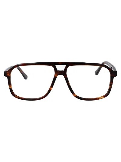 Calvin Klein Brown Havana Acetate Glasses